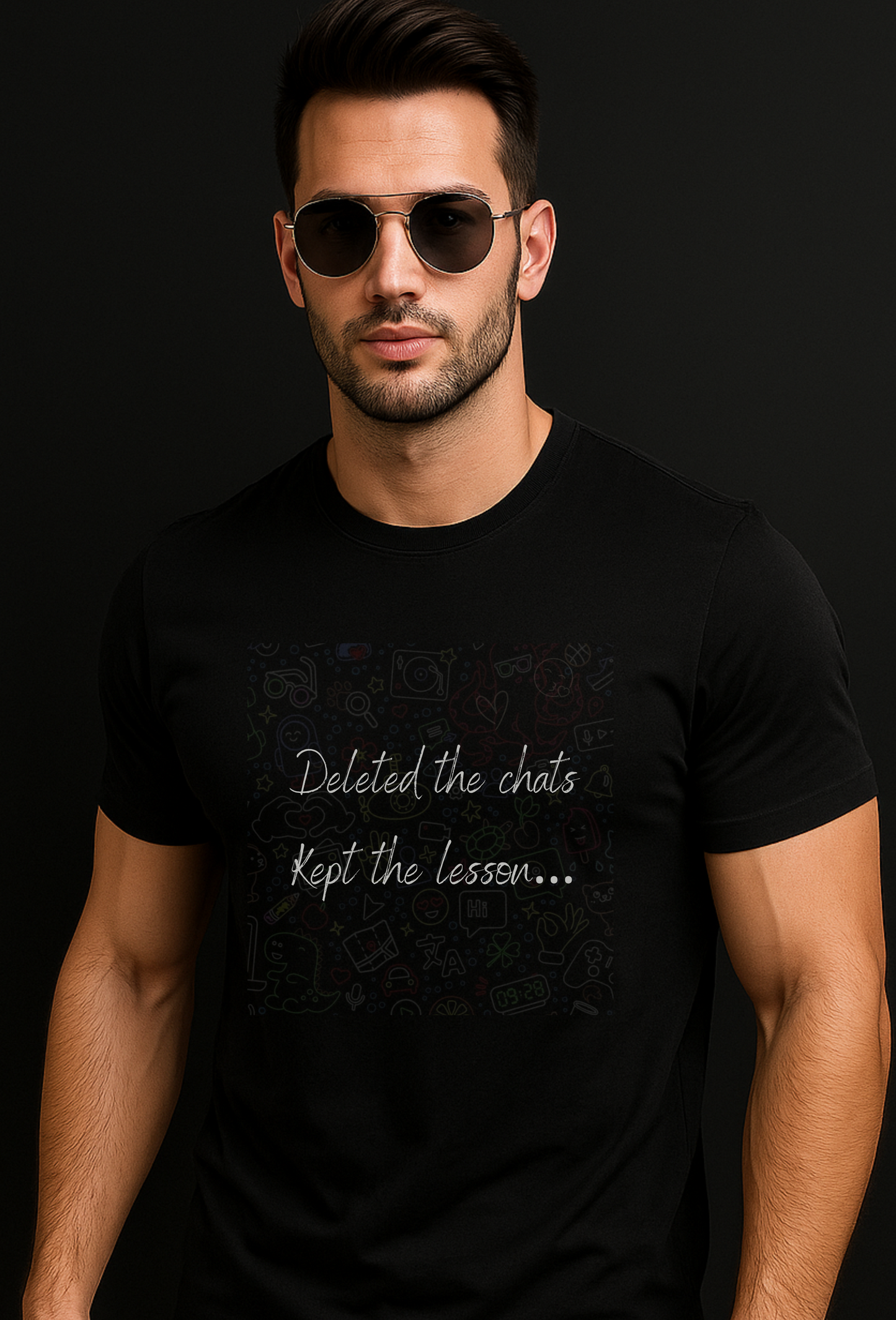 DELETED THE CHATS - CLOVE NEW YORK LIMITED EDITION HEARTBREAK COLLECTION TSHIRTS
