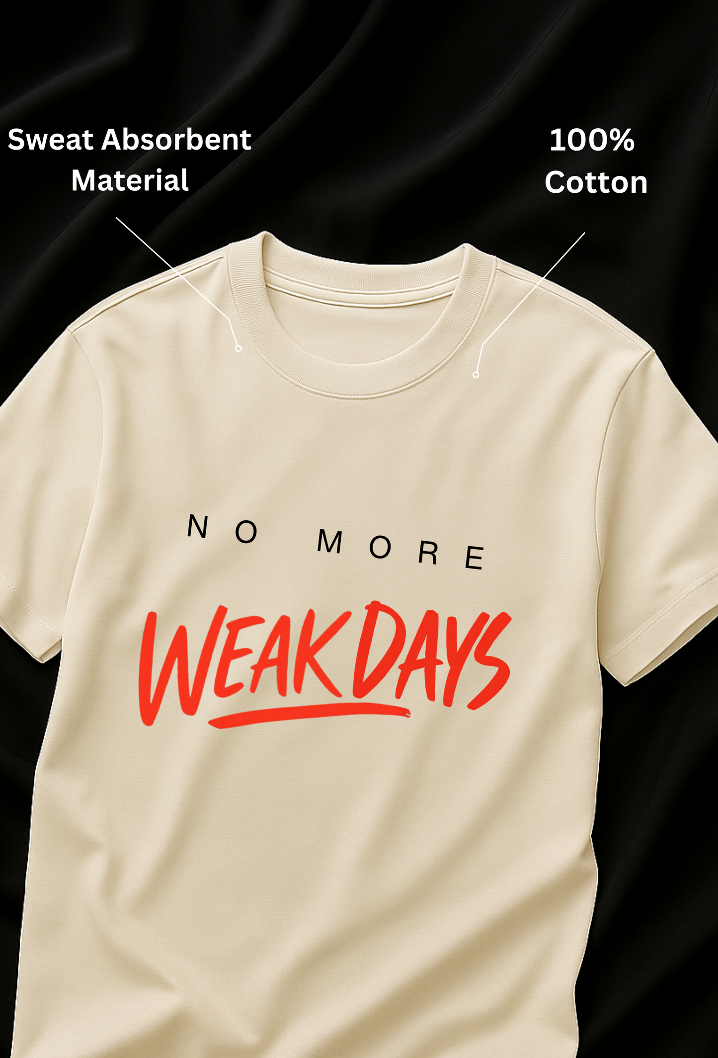 NO MORE WEAK DAYS - CLOVE NEW YORK HEARTBREAK LIMITED EDITION TSHIRT
