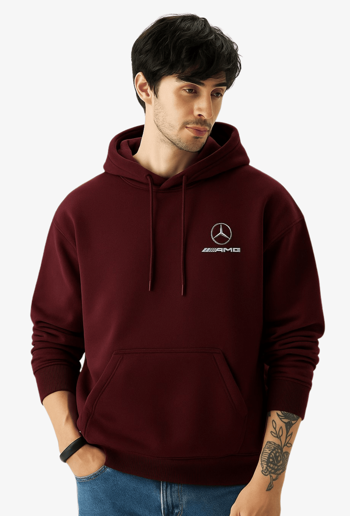 MERCEDES AMG - FLEECED HOODIE