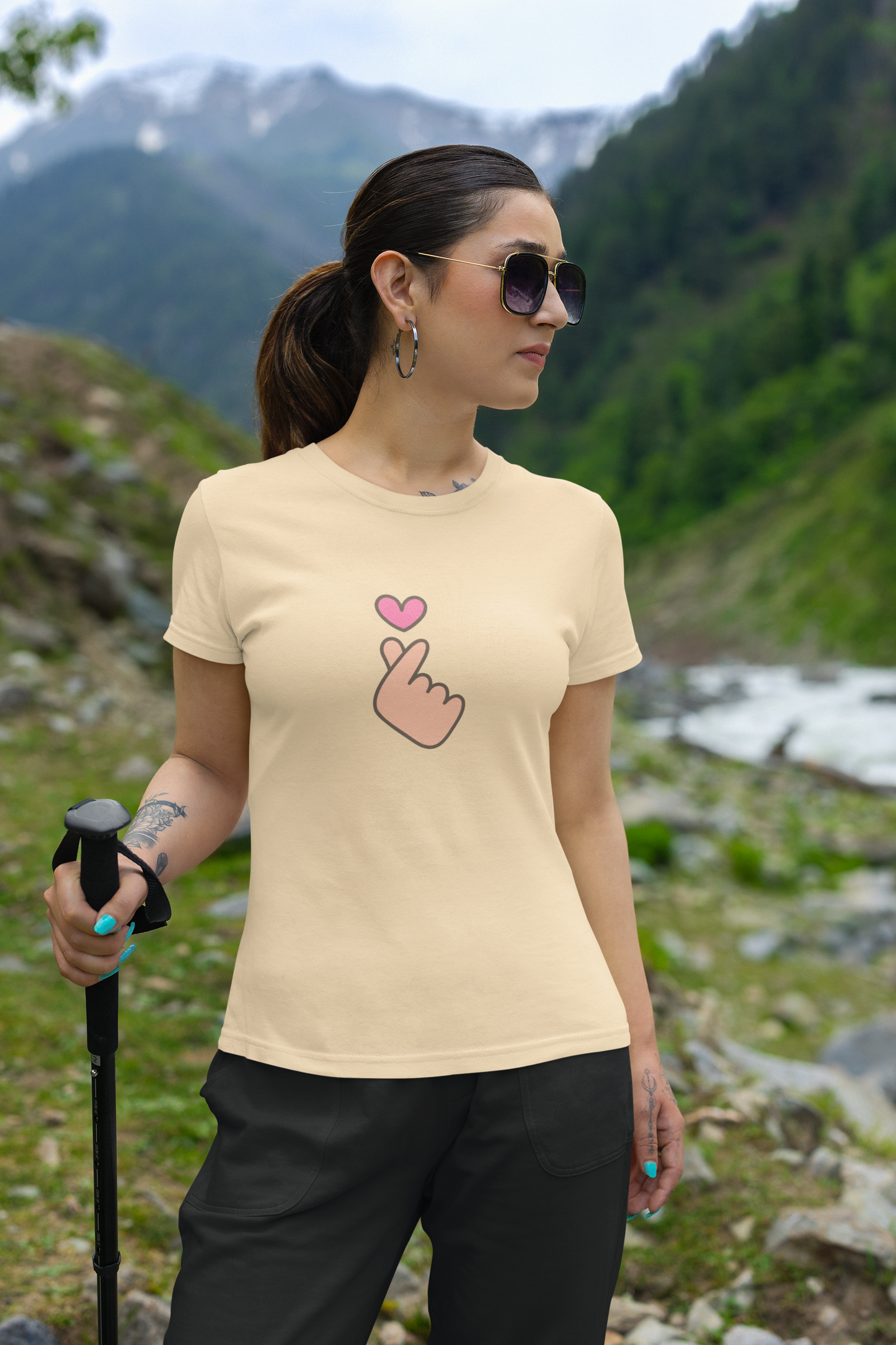 Korean Heart Classic Fit T-shirt