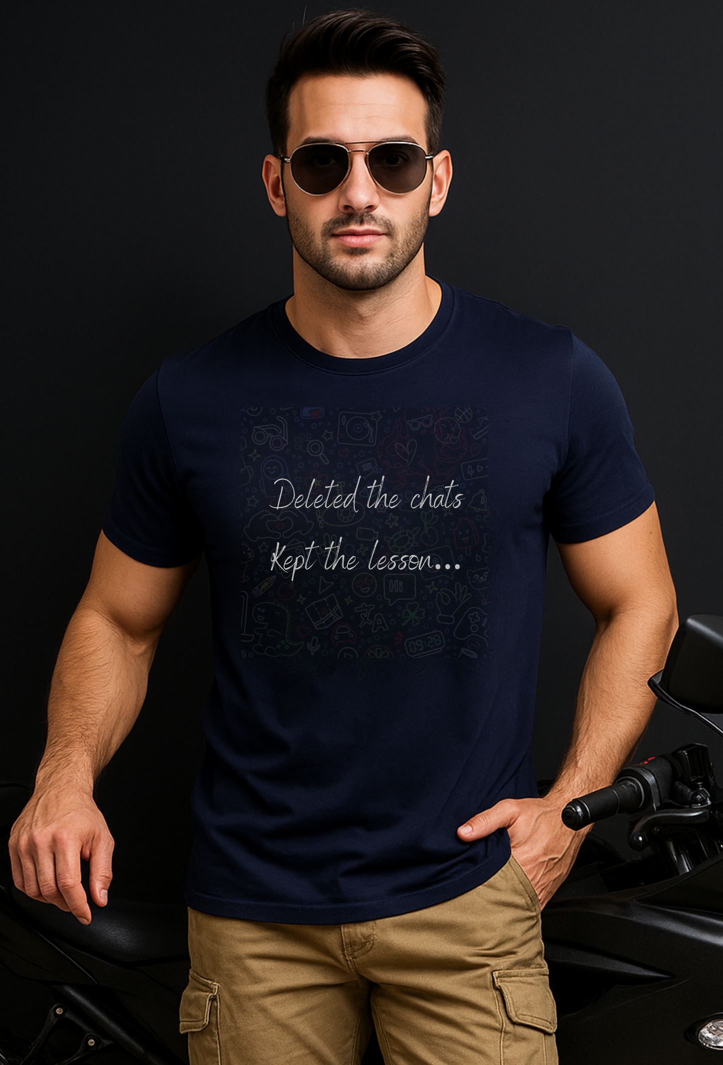 DELETED THE CHATS - CLOVE NEW YORK LIMITED EDITION HEARTBREAK COLLECTION TSHIRTS