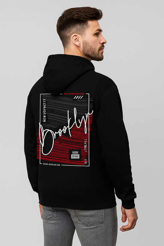 BROOKLYN STYLE - FLEECED HOODIE