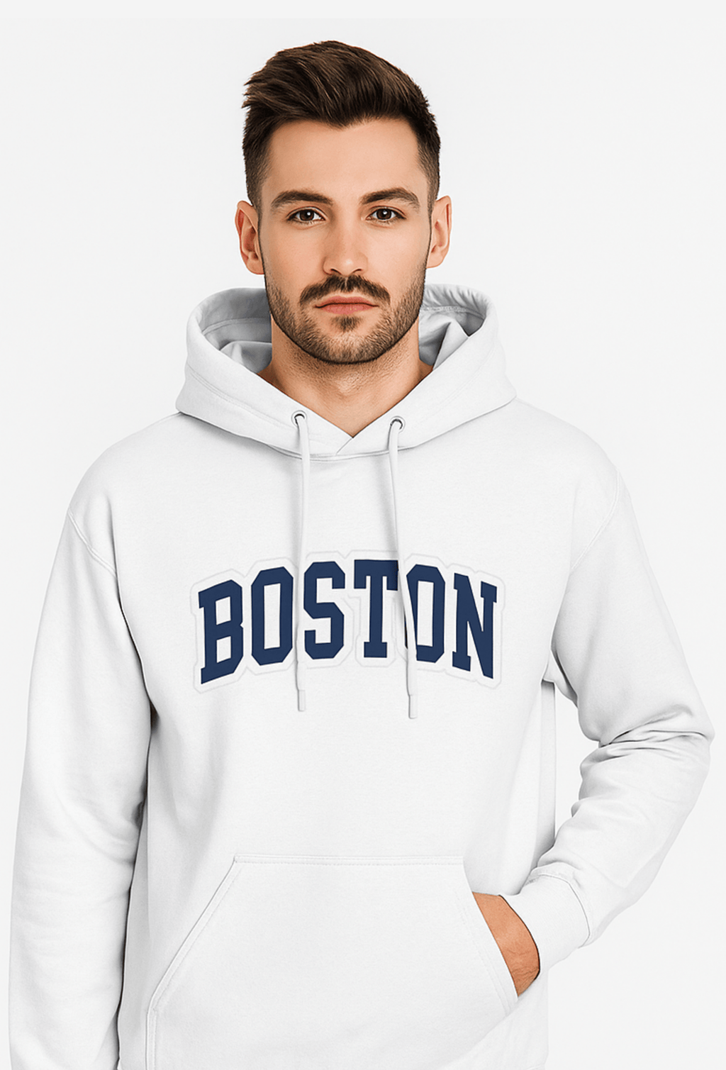 BOSTON - FLEECED HOODIE