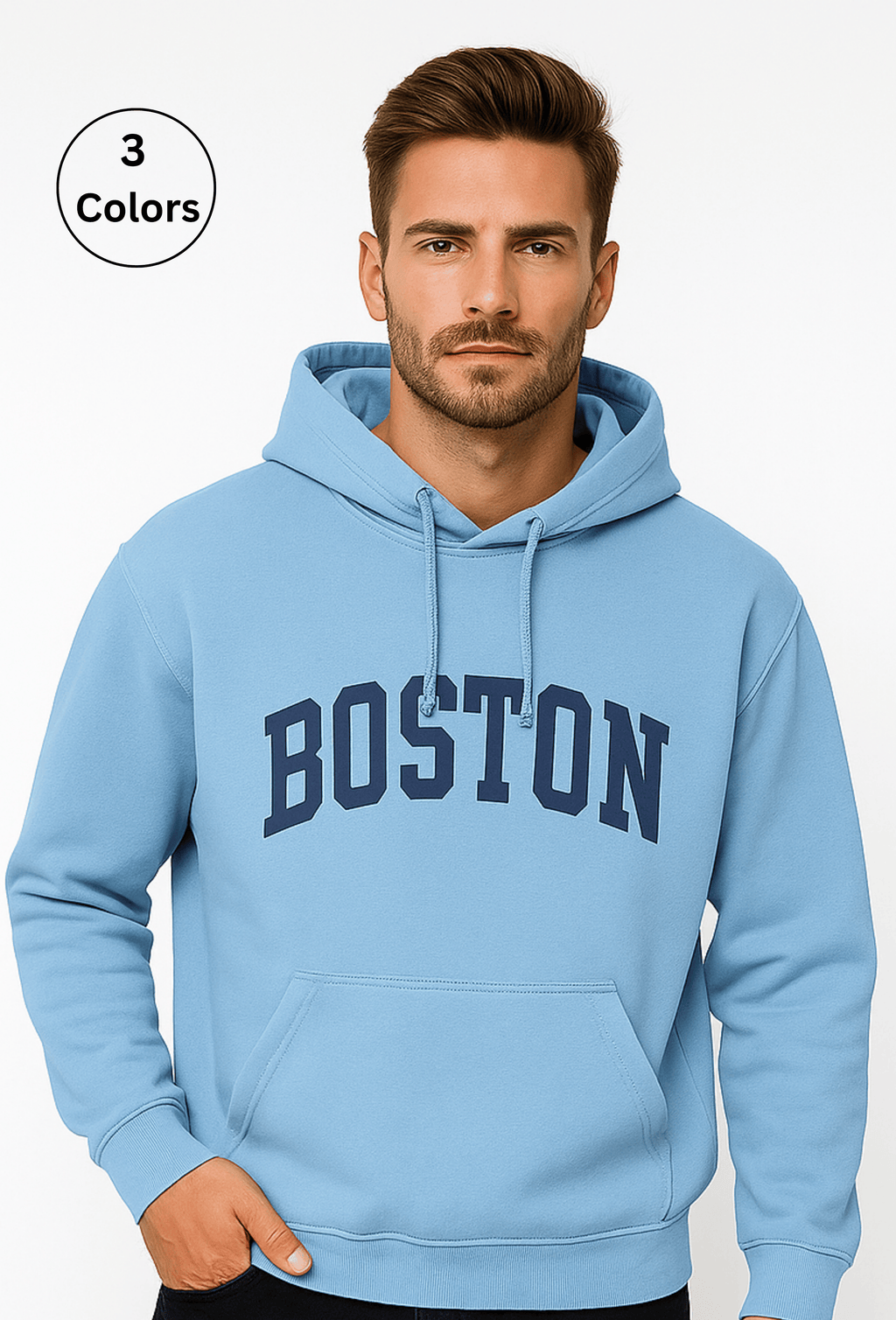 BOSTON - FLEECED HOODIE
