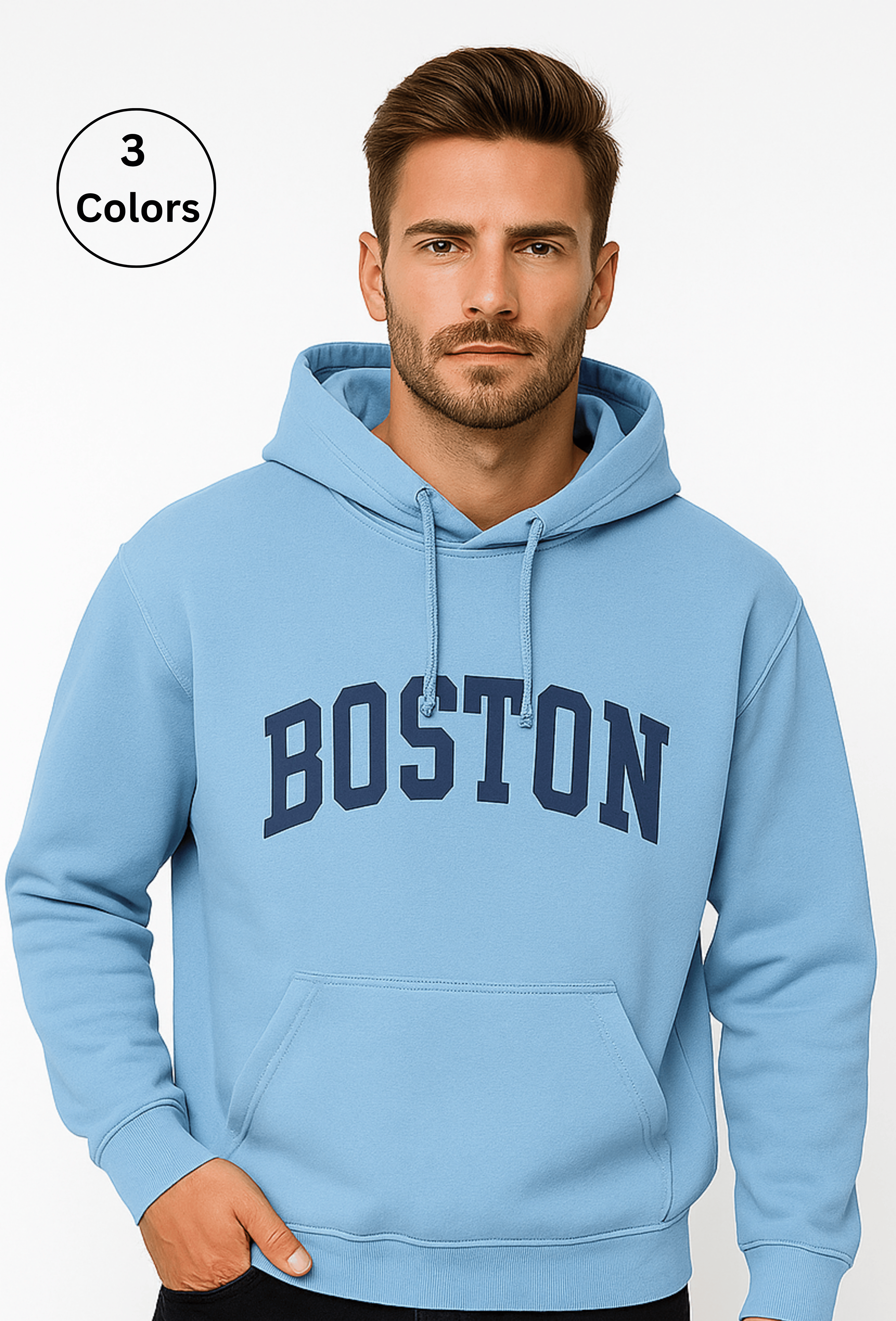 BOSTON - FLEECED HOODIE