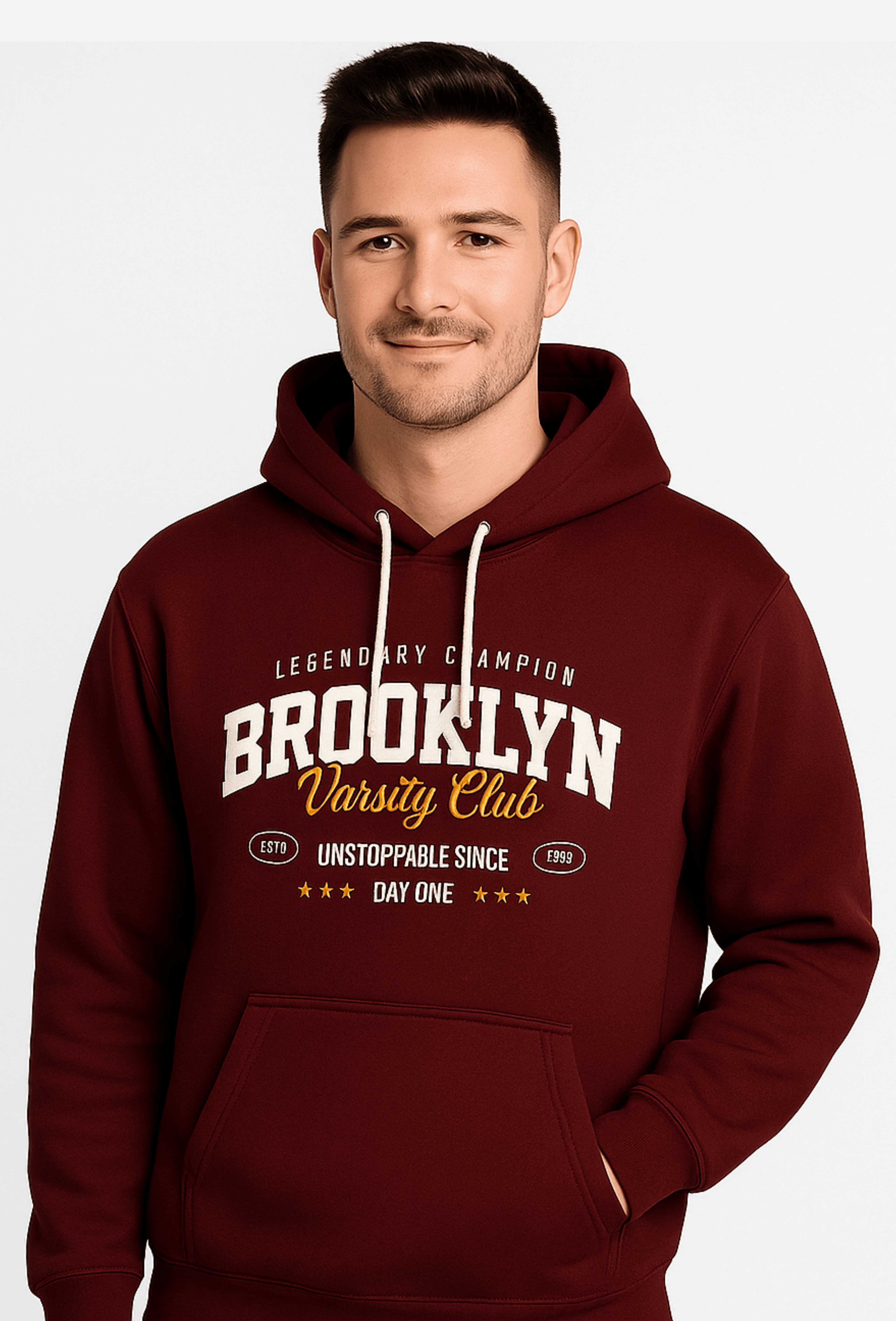BROOKLYN - FLEECED HOODIE