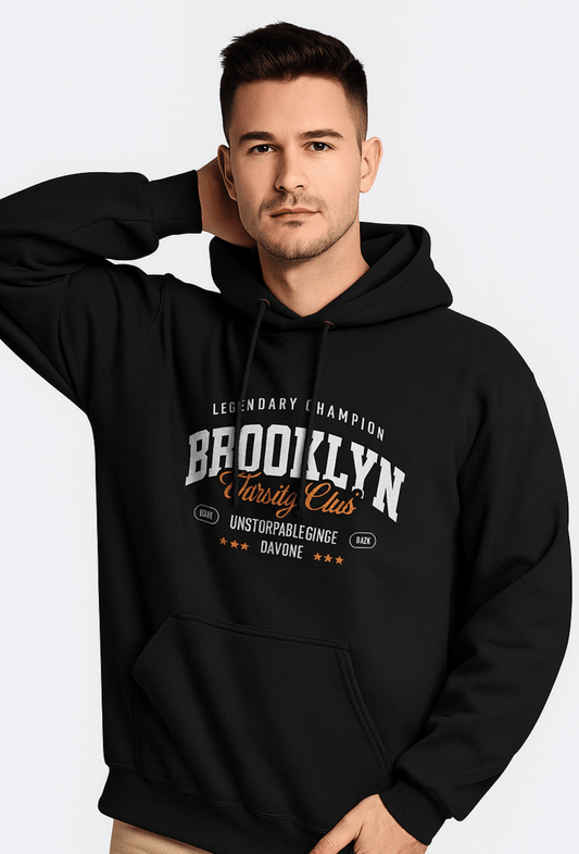 BROOKLYN - FLEECED HOODIE