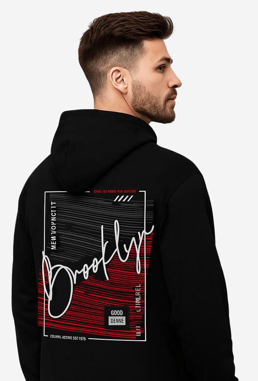 BROOKLYN STYLE - FLEECED HOODIE