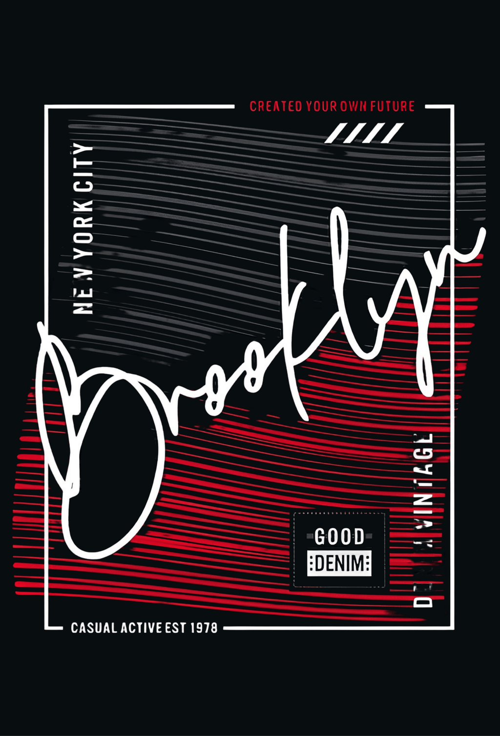 BROOKLYN STYLE - FLEECED HOODIE