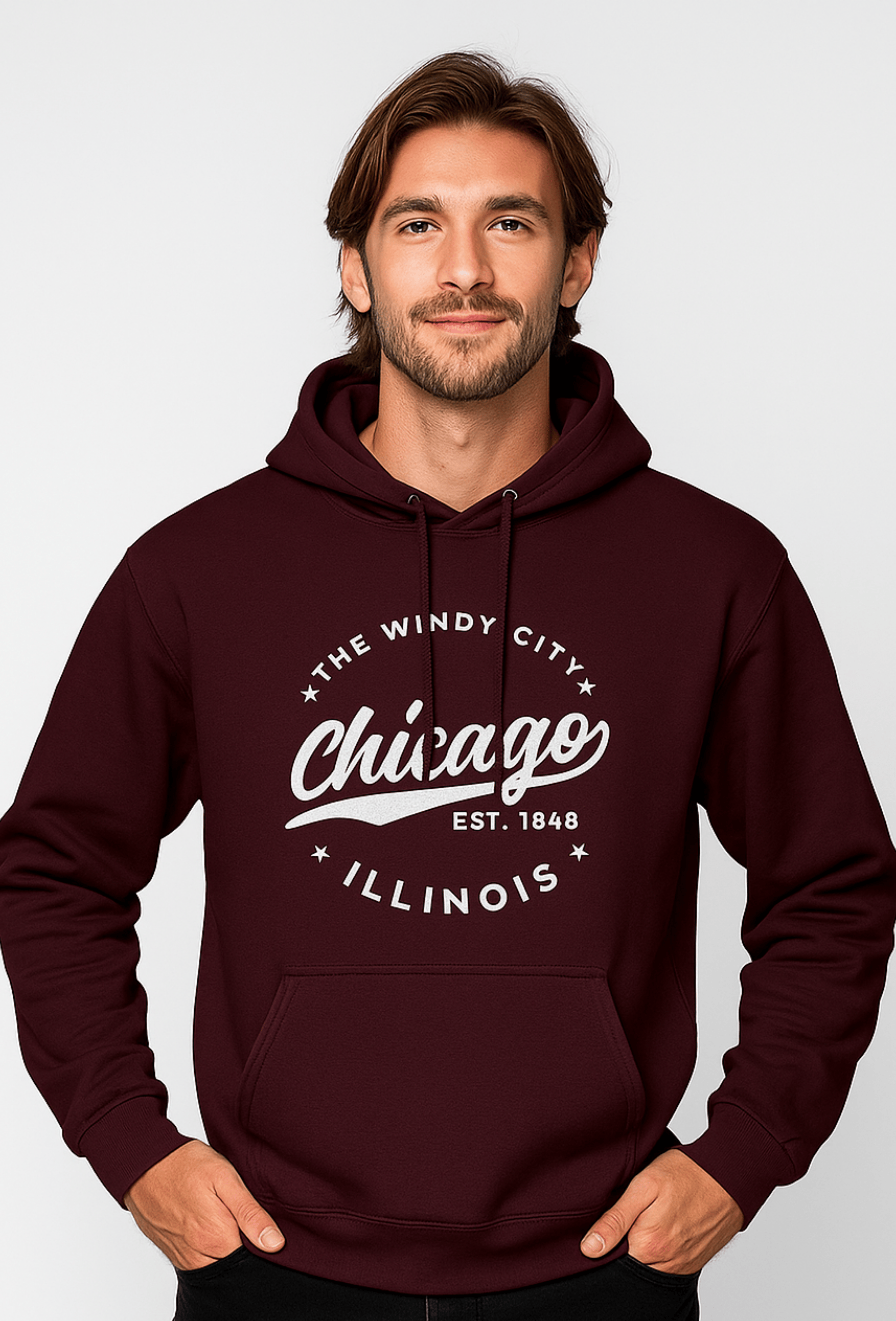 CHICAGO - FLEECED HOODIE
