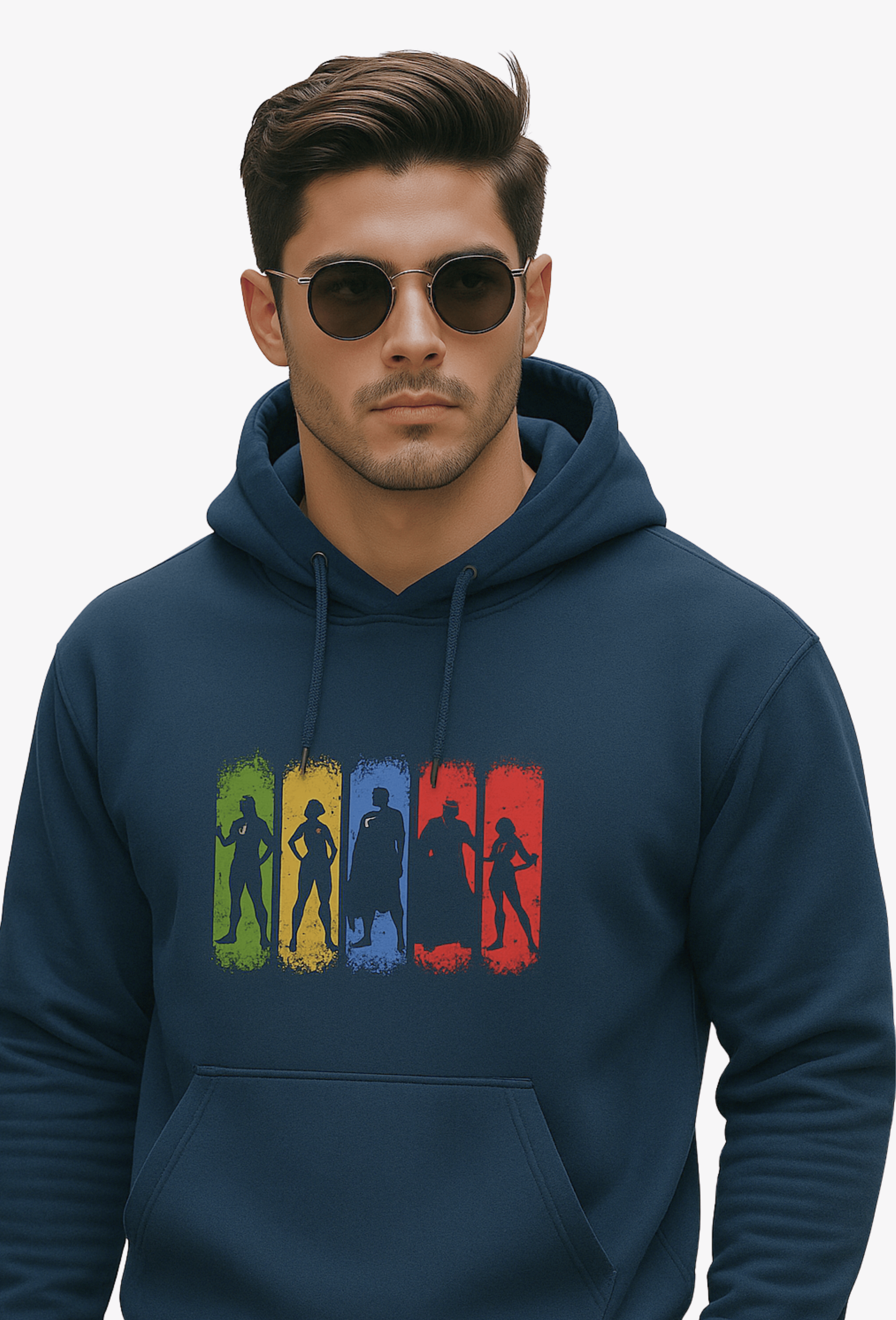 SUPERHEROES - FLEECED HOODIE