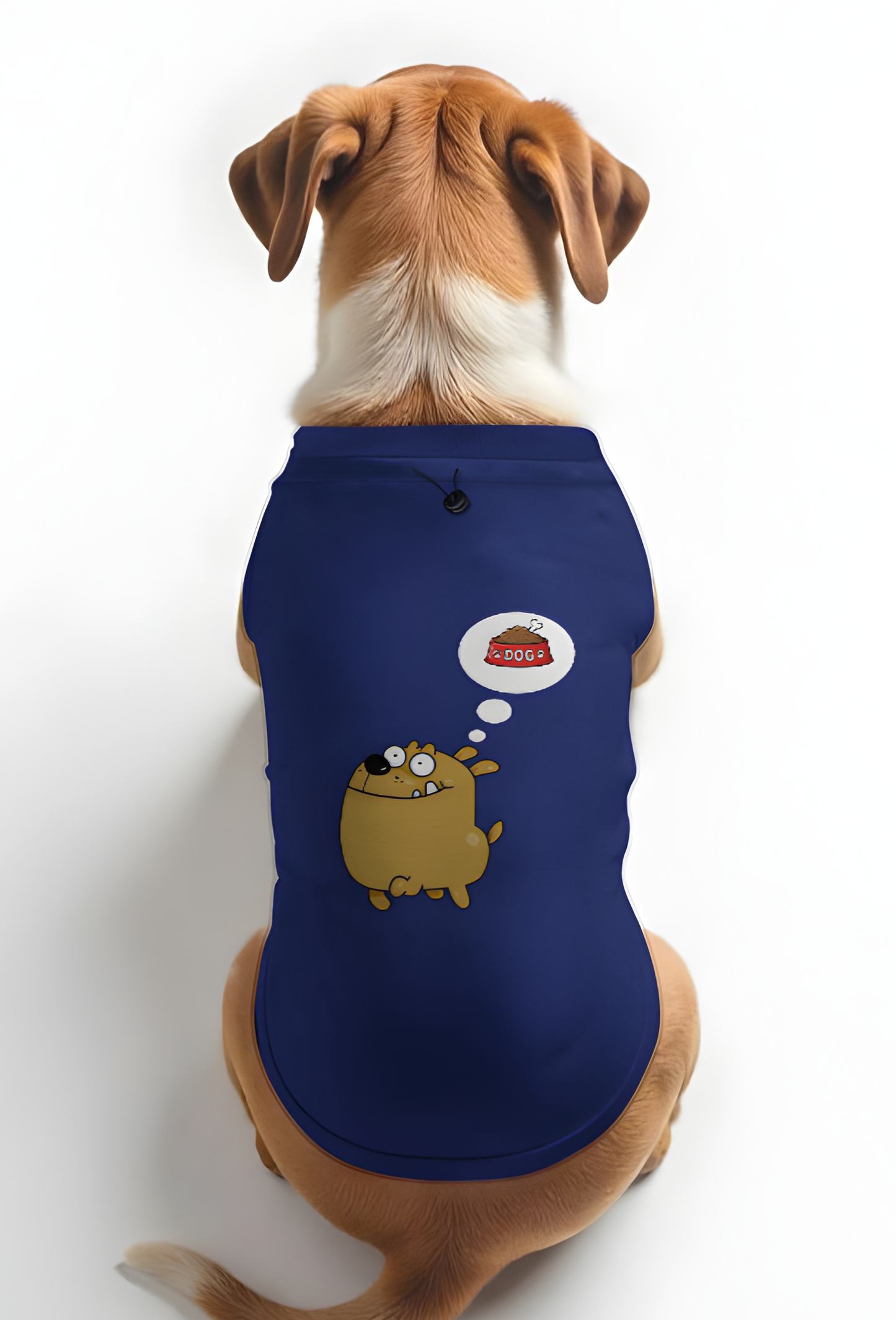 THINKING ABOUT FOOD - DOG T-SHIRT