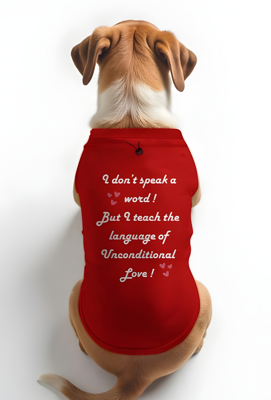 UNCONDITIONAL LOVE - DOG T-SHIRT