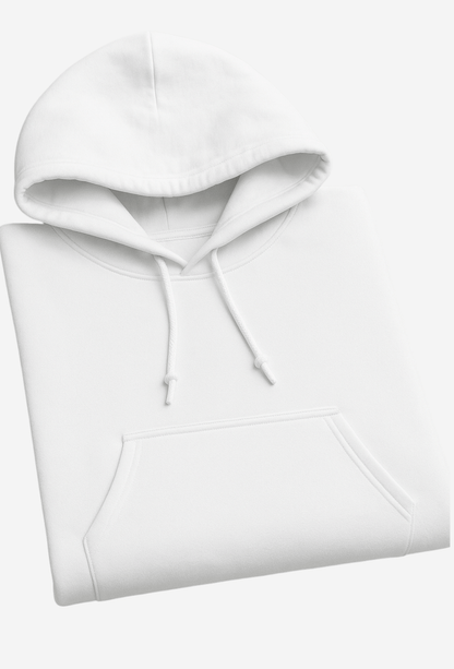 PLAIN FLEECED HOODIE