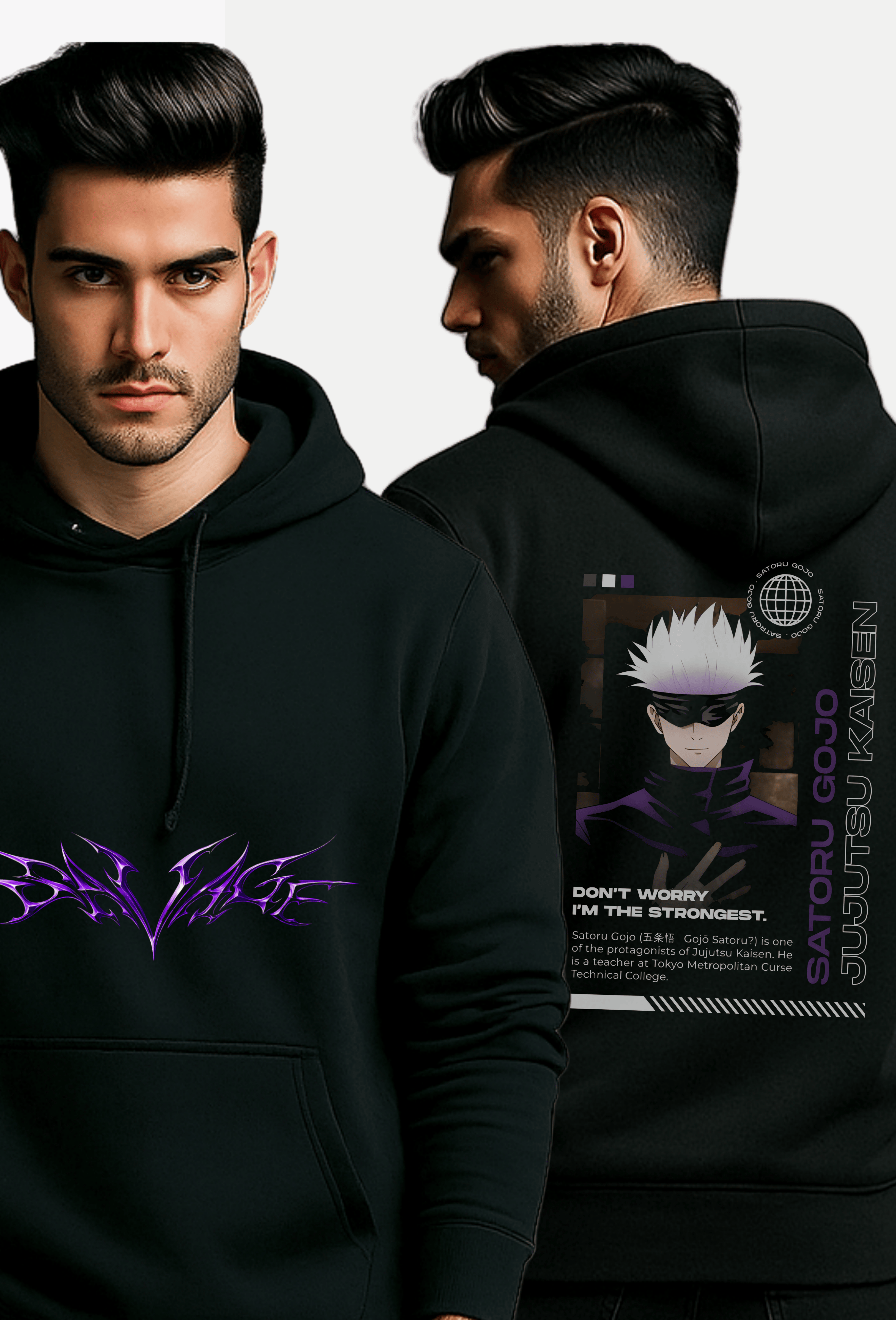 JUJUTSU - FLEECED HOODIE