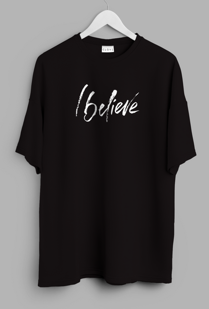 I Believe Unisex Classic Oversized T-shirt