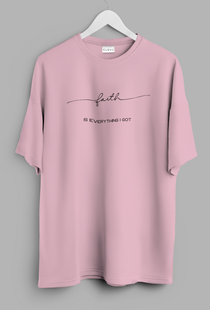 Faith Unisex Classic Oversized T-shirt