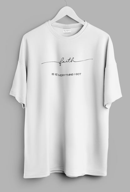 Faith Unisex Classic Oversized T-shirt