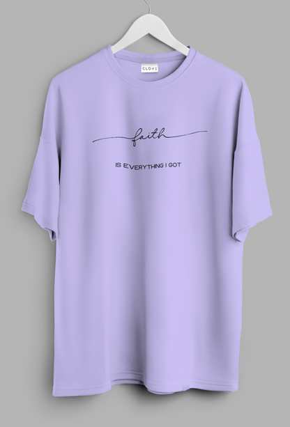 Faith Unisex Classic Oversized T-shirt