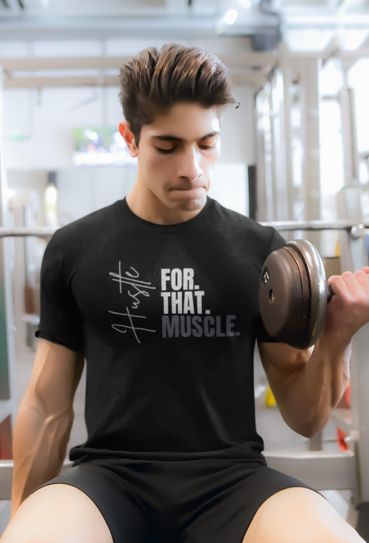 Hustle For That Muscle Classic Fit Gym T-shirt