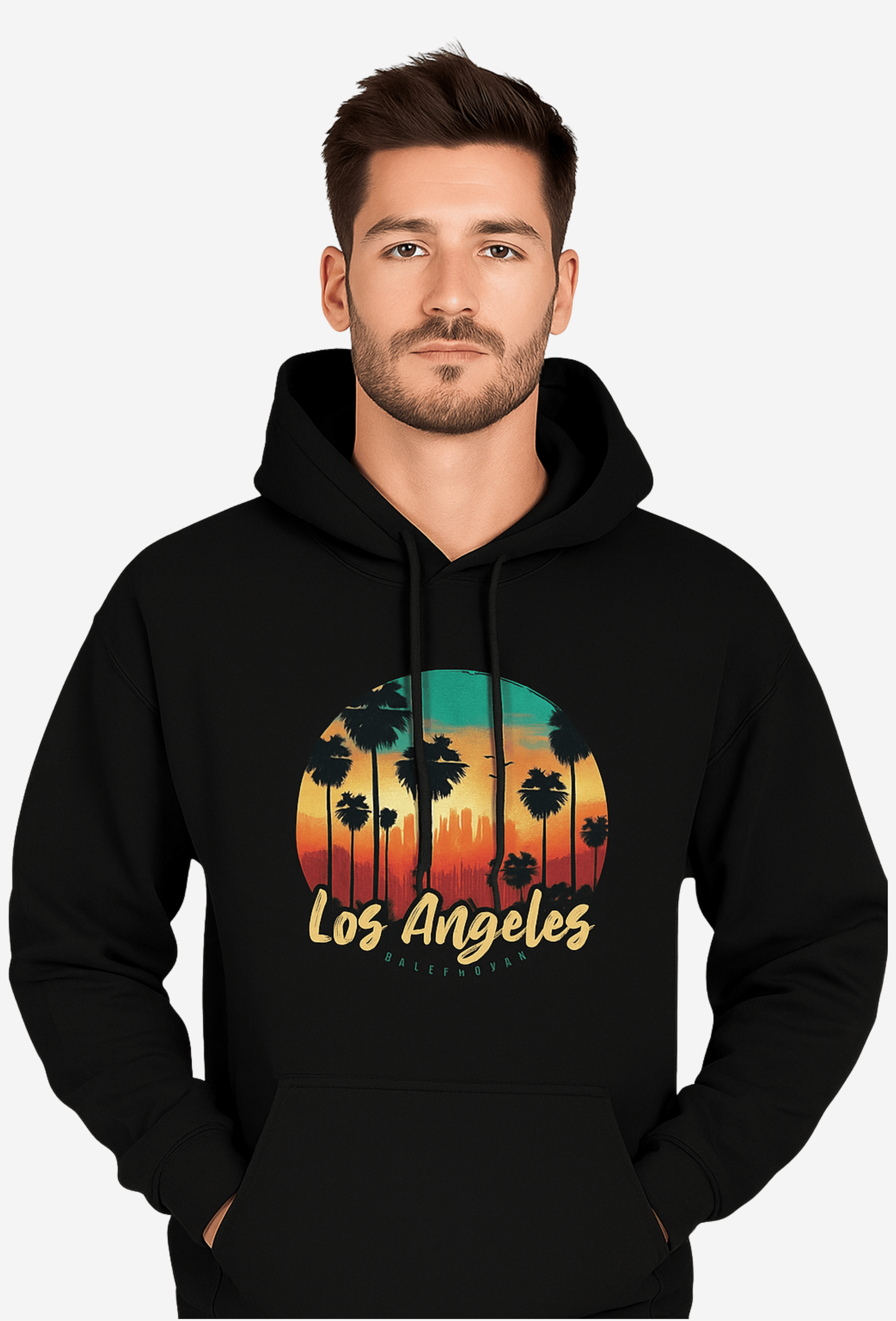LOS ANGELES - FLEECED HOODIE