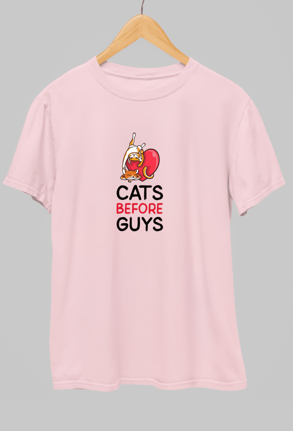 Cats Before Guys Classic Fit T-shirt