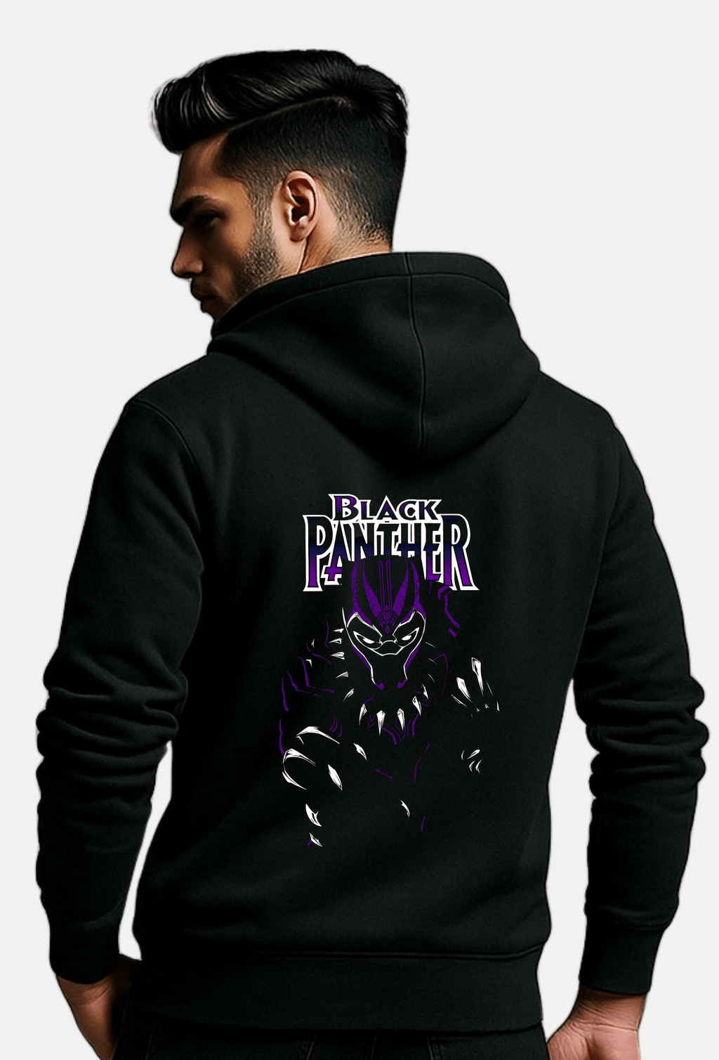 BLACK PANTHER - FLEECED HOODIE