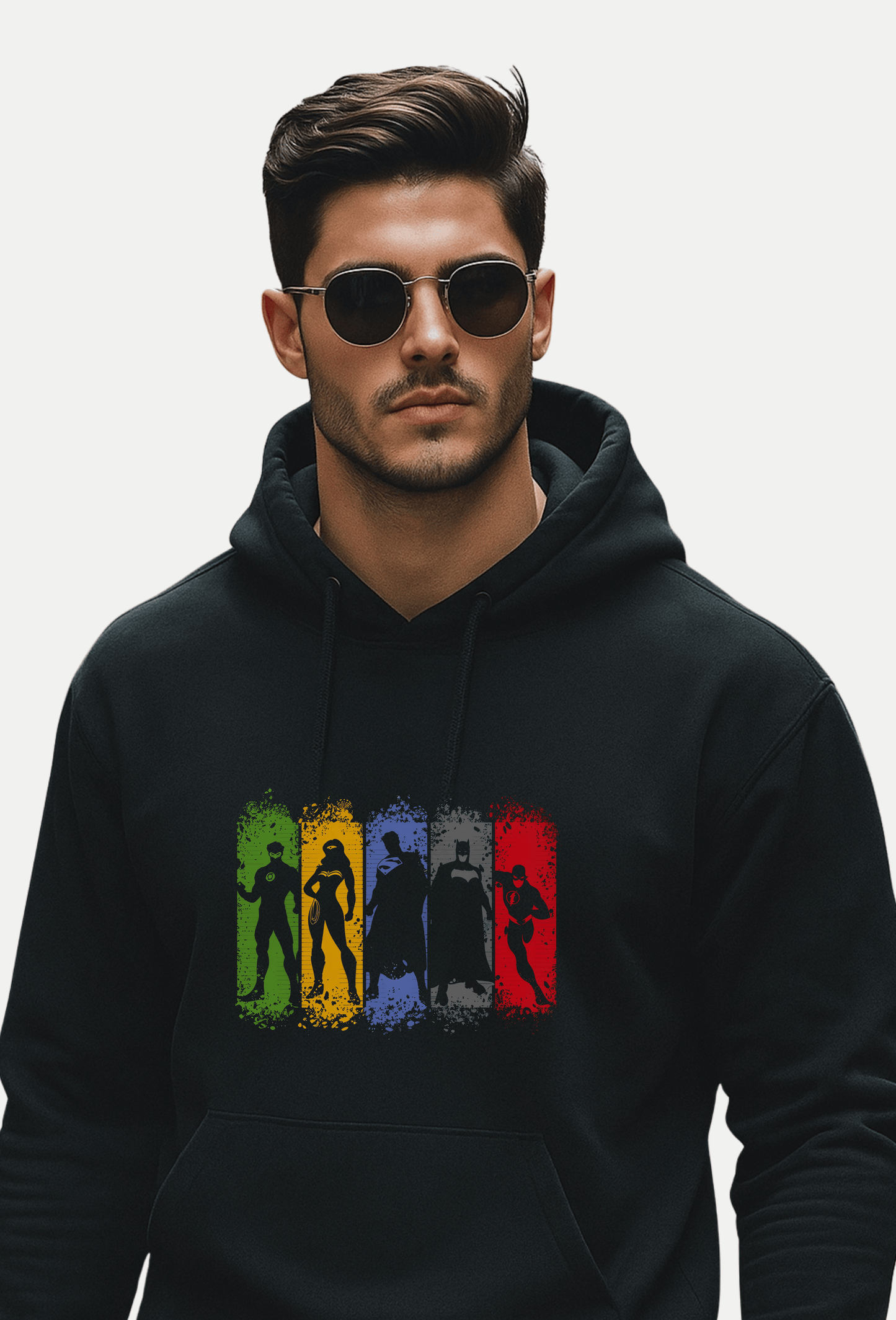 SUPERHEROES - FLEECED HOODIE