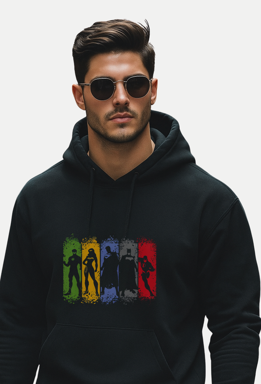 SUPERHEROES - FLEECED HOODIE