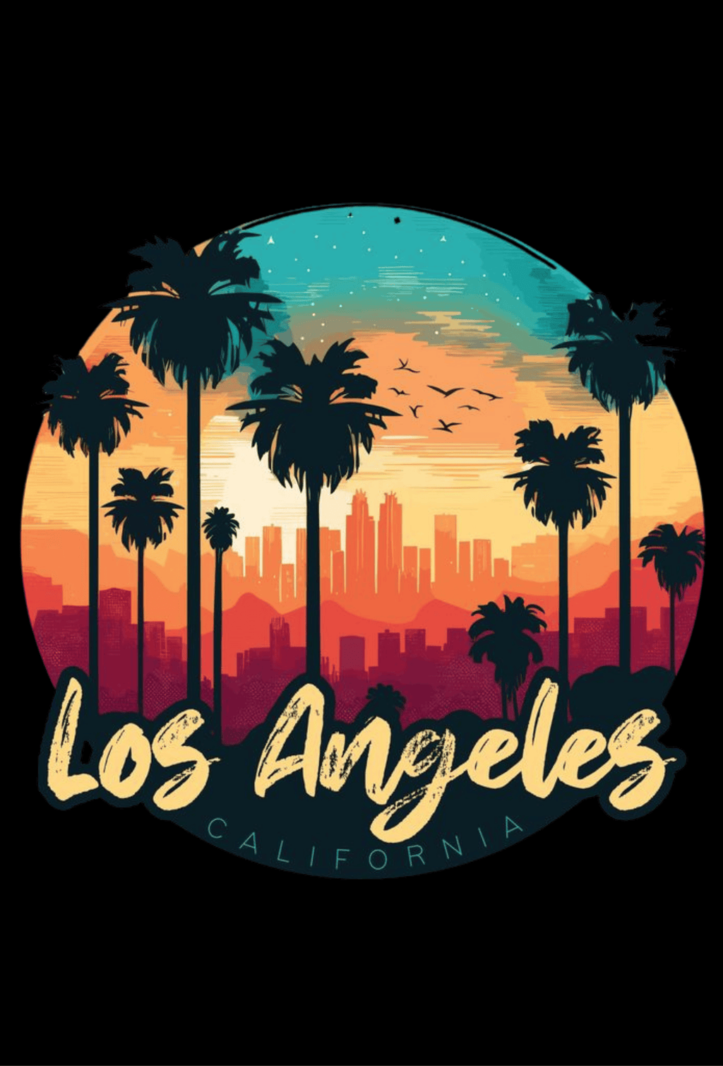 LOS ANGELES - FLEECED HOODIE